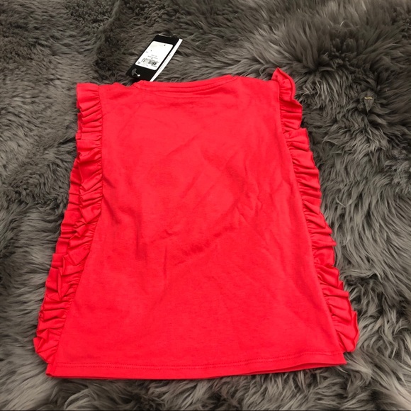 Guess | Girl's ‘Cherry On Top’ Tank Top | Red | Size 4 - Picture 2 of 2